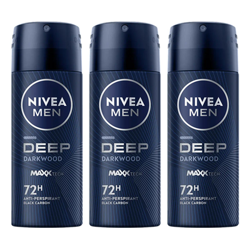 Nivea Men Deep Dark Wood Spray Ml X Makro Pro