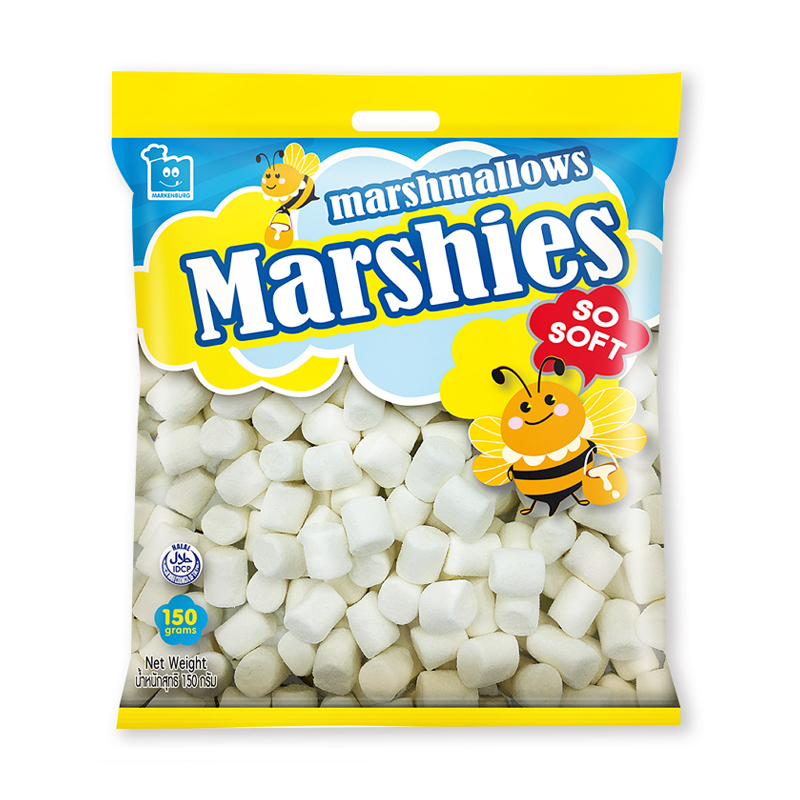 Marshies Vanilla Medium White Marshmallows G Makro Pro