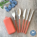 Thumbnail 1 of ช้อน ส้อม ชุดเดินทาง “MAGIC ME” ส้ม || MAGIC ME Travel Cutlery Set ส้ม (Orange)