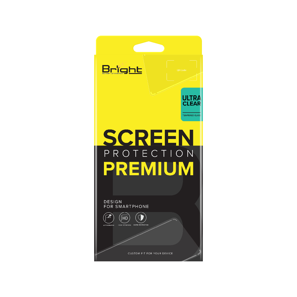 BRIGHT Tempered Glass Realme C75x Ultra Clear