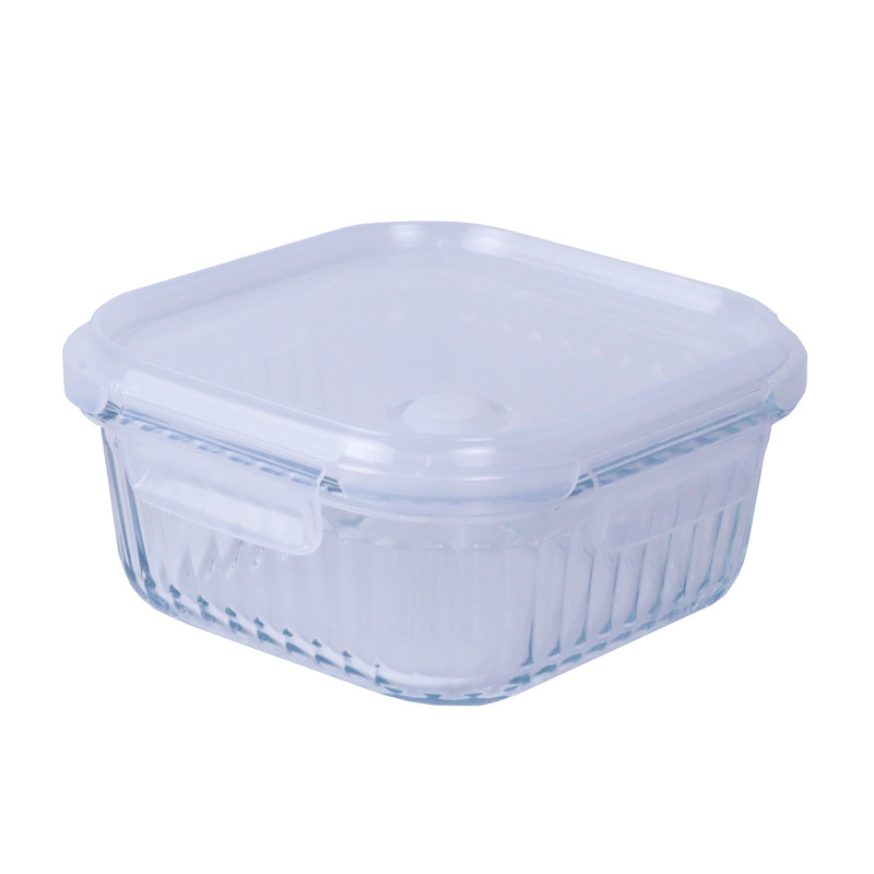 Super Lock Glass Food Storage Container 700ML WAVELOCK 6326
