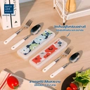 Thumbnail 3 of ซุปเปอร์ ล็อค ชุดช้อนส้อม พร้อมกล่องเก็บลายดอกไม้ รุ่น 7004