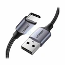 Thumbnail 2 of UGREEN 2M Cable USB To Type-C (Alu Gray, Nylon-60128) Black - A0158096