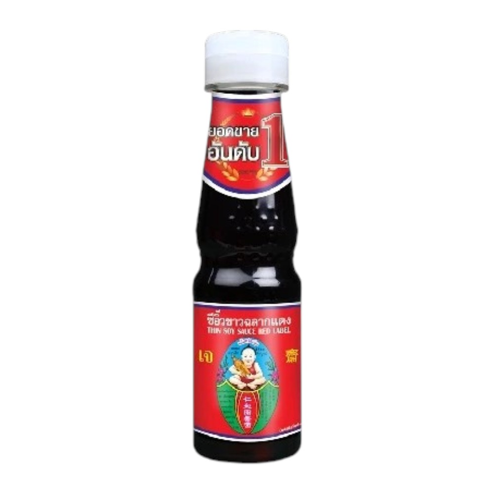 Deksomboon Brand Thin Soy Sauce ( Red Label ) 140ml