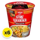 Thumbnail 2 of นิสชิน คัพ บะหมี่กึ่งสำเร็จรูป ต้มยำกุ้งน้ำข้น 77 ก. x 6