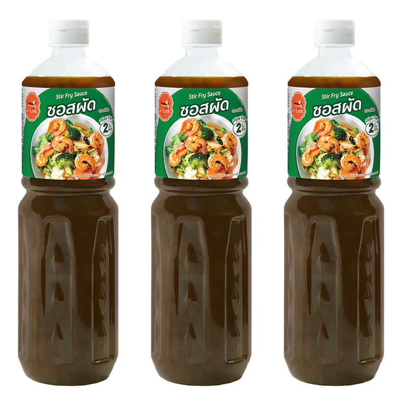J-Lek (เจ๊เล็ก) ซอสผัด ขนาด 550 กรัม แพ็ค 3 ขวด