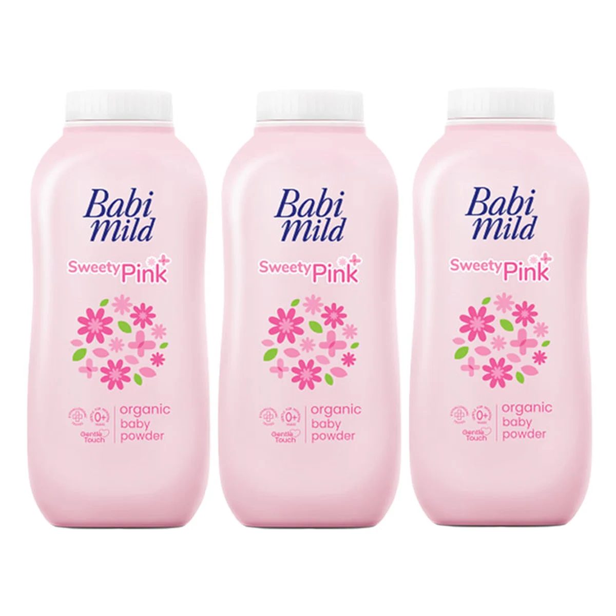 BABI MILD Talcum Sweety Pink 160 g x 3