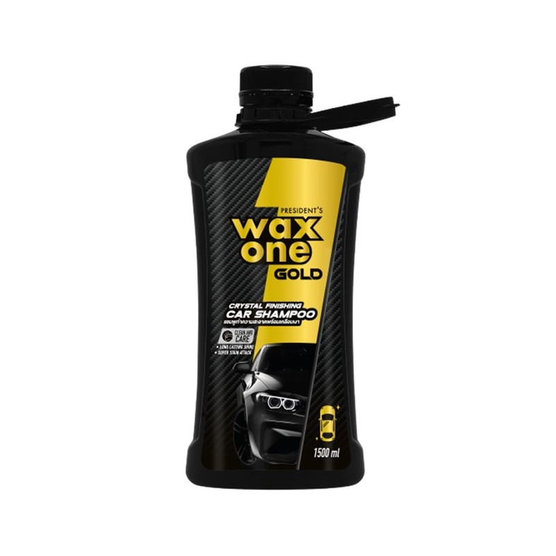 President's WaxOne Gold Crystal Finishing Car Shampoo แชมพูทําความสะอาดพร้อมเคลือบเงา
