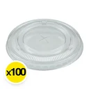 Thumbnail 1 of เอโร่ ฝาพลาสติก PET แบบเรียบ เจาะรู 98 มม. x 100