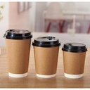 Thumbnail 3 of BIOPACK แก้วกาแฟ Double-Wall (แก้วDouble-wall 8 oz + ฝาสีขาว ,50 ใบ) 4oz / 8oz / 12oz / 16oz แก้วกระดาษ 2 ชั้นพร้อมฝา แก้วกาแฟ ถ้วยกาแฟ แก้วกาแฟกระดาษ [[50 ใบ]]