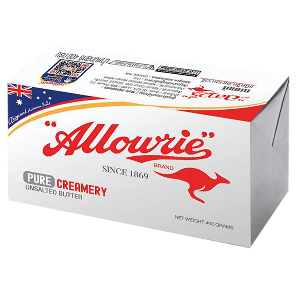 ALLOWRIE Unsalted Butter 400 g