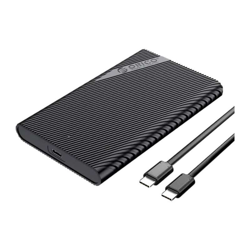 ORICO 2521C3-CX 2.5 Inch USB3.1 GEN1 Type-C Portable Enclosure สีดํา / BK 5Gbps