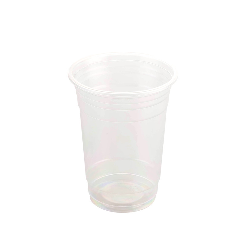 [N16] Plastic Bubble Tea Cup 16 oz 95 mm Straight Shape (50 pcs/pack)
