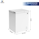 Thumbnail 5 of เวิล์ดเทค ตู้แช่ 2 ระบบ 149 ล. 5 คิว รุ่น WT-FZ150