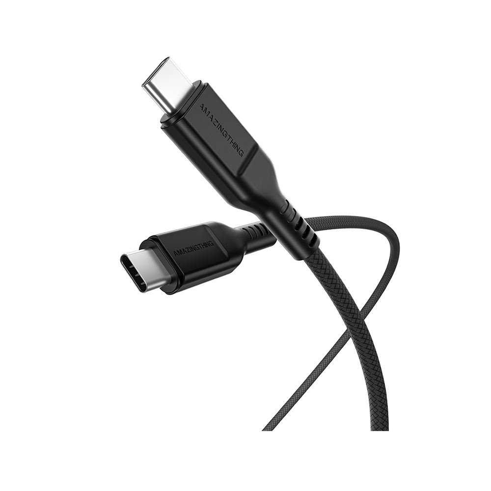 AMAZINGTHING USB-C to USB-C Cable 60W Thunder Pro 2.1M Black