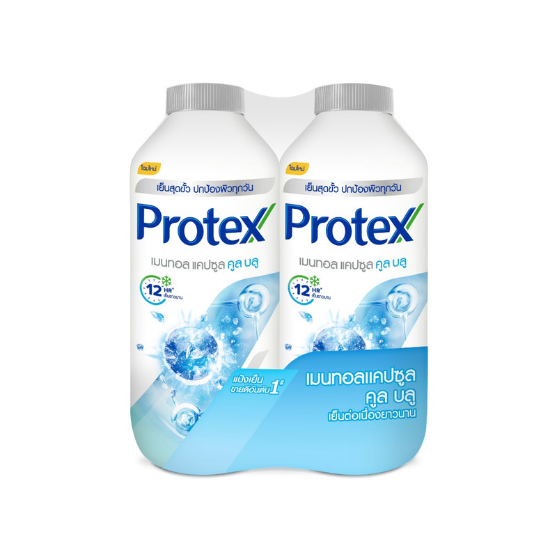 PROTEX Talcum Capsule Cool Blue 280 g Twin