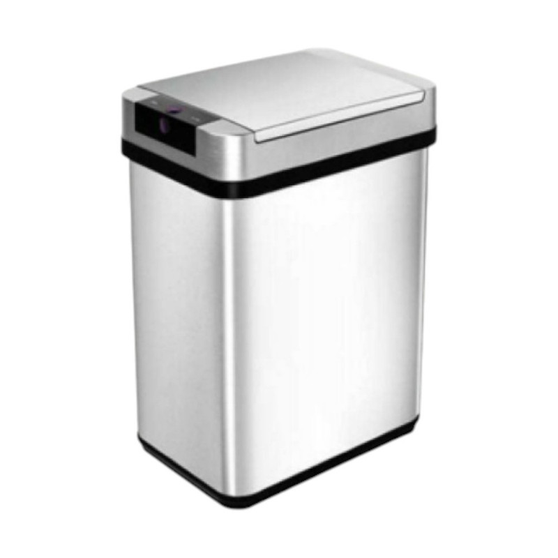 Homemi ถังขยะอัตโนมัติพร้อมตัวกรองกลิ่น Automatic Trash Can with Odor Filter เตะเปิดได้ มีไส้กรองกลิ่น ป้องกันกลิ่นเหม็น ขนาด 15 ลิตร (029)