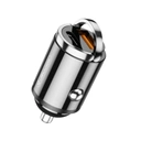 Thumbnail 1 of คิวพลัส ที่ชาร์จแบตในรถ 1 USB-A / 1 USB-C (PD20W) QP-CC01 Alloy Shell Gray Silver Black
