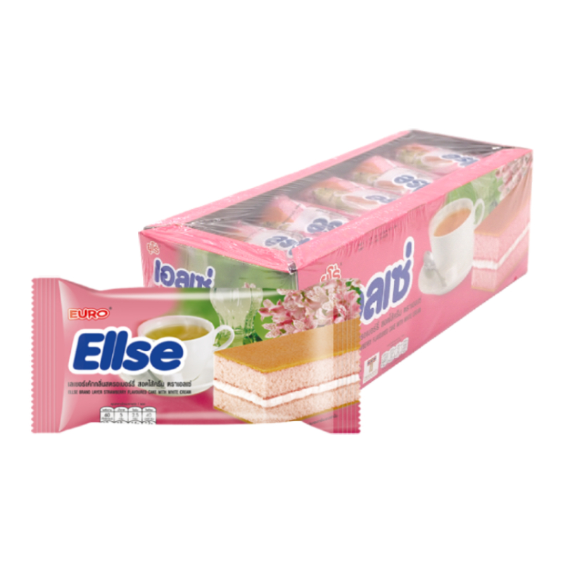 ELLSE Layer Cake Strawberry 15 g 24 pcs | Makro PRO