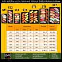 Thumbnail 3 of thefoodbox กล่องซูชิ ST-02 ถาดซูชิ อาหารญี่ปุ่น TakeAway ถาดใส่เนื้อ ถาดแซลม่อน ลายจักรพรรดิ์ แดงทอง [50 ชุด พร้อมฝา]