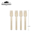 Thumbnail 1 of BIOPACK ช้อนไม้ ส้อมไม้ ช้อนใช้แล้วทิ้ง (ส้อมไม้ 16 ซม.,แพ็ค 10 ชิ้น) ช้อนขนม ช้อนไอติม