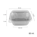 Thumbnail 3 of เอโร่ ถาดฟอยด์เบเกอรี่ พร้อมฝา รุ่น 4330-P 10 ชิ้น