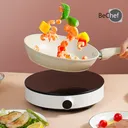 Thumbnail 3 of Bechef กระทะผัด กระทะย่าง กระทะเคลือบเซรามิก ไม่ติดกระทะ ไม่ต้องใช้น้ำมัน กระทะทอด กะทะ ใช้เตาแม่เหล็กไฟฟ้าได้ กระทะอลูมิเนียม