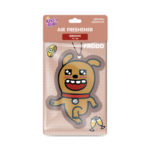King’s Stella (คิงส์สเตลล่า) x KAKAO FRIENDS Air Freshener แผ่นน้ําหอมปรับอากาศ แขวนรถยนต์ ด้วยหัวน้ําหอมฝรั่งเศส Sexy Night