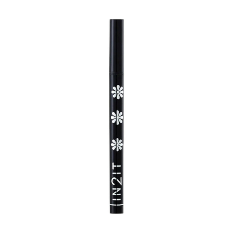 IN2IT Hair Brush Eyeliner Pen Waterproof - อายไลน์เนอร์ EPH01 All Black