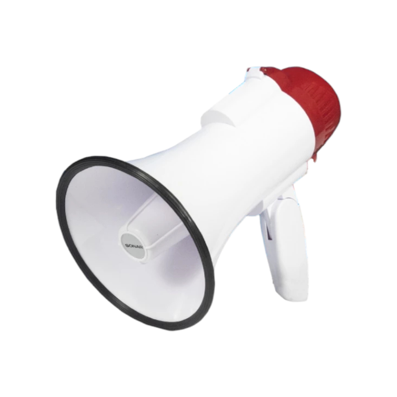 Sonar Megaphone 6.5 นิ้ว รุ่น MG-08RU โทรโข่ง รองรับอัดเสียง ไซเรน