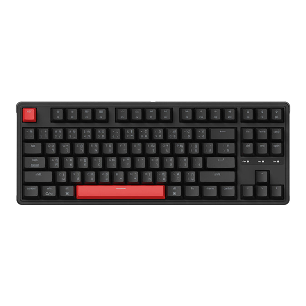 KEYCHRON KEYBOARD (คีย์บอร์ด) C3 PRO 8K - QMK/VIA SWITCH RGB EN/TH BLACK BANANA SWITCH