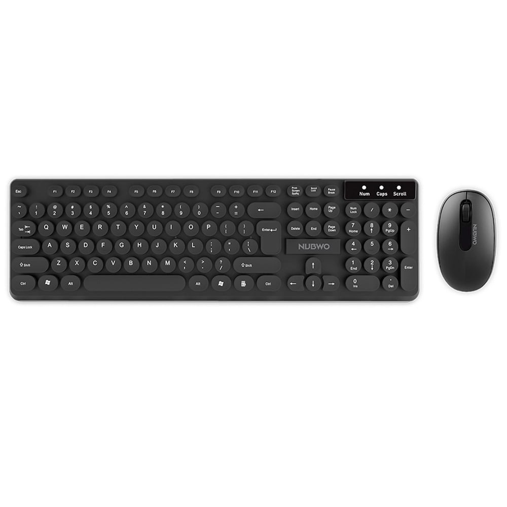 NUBWO Wireless Combo Set Model NKM636 Black