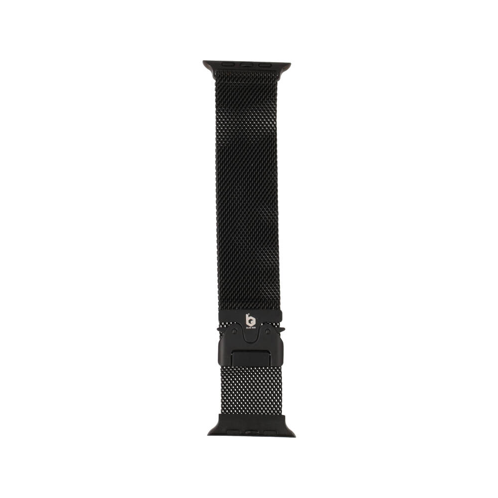 BLUE BOX Apple Watch Strap Series 6,7,8,9,10,Ultra New Metal Tile 44/45/46/49 mm Black