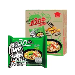 Thumbnail 1 of ไวไว ควิกแสบ บะหมี่กึ่งสำเร็จรูปรสกุ้งนึ่งมะนาว 55 ก. 30 ซอง