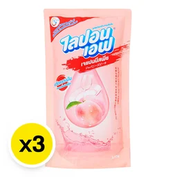 Thumbnail 2 of LIPON F Dishwashing Liquid Japanese Peach 500 ml x 3