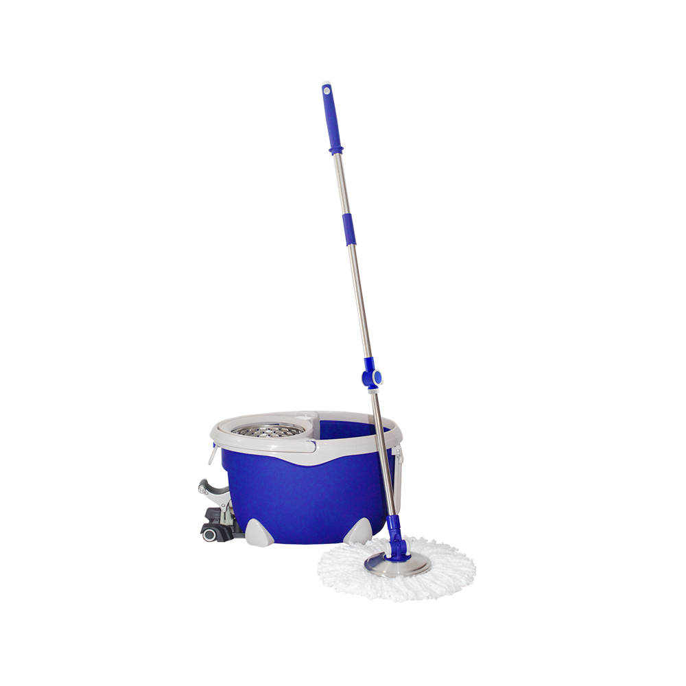 New Spong ชุดถังปั่นสแตนเลส 3 IN 1 (Spin mop bucket setL010) Makro PRO