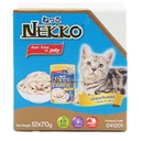 Thumbnail 3 of เน็กโกะ อาหารแมว ทูน่าเยลลี่ รสทูน่า 70 ก. x 12