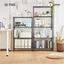 Thumbnail 4 of MZG ชั้นวางของปรับระดับ 4 ชั้น ขนาด 35x90x120 ซม. สีดำ Hammer Tone