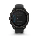 Thumbnail 2 of การ์มิน สมาร์ทวอทช์ Fenix 8 Series 51 มม. สีโซลาร์ คาร์บอน ไทเทเนียม