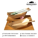 Thumbnail 2 of BIOPACK จานทาโกยากิ (กระทง 5 นิ้ว,แพ็ค 50 ชิ้น) ถาดกระทง ถาดเรือ เยื่อไม้ กระทงทาโกยากิ กระทงไม้ทรงเรือ ขนาด 4 / 5 / 6 / 7 / 8 นิ้ว (50ใบ/100ใบ/แพ็ค)