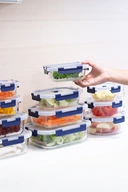 Thumbnail 3 of ซุปเปอร์ ล็อค ชุดกล่องแก้วถนอมอาหารสูญญากาศ พร้อมตัวปั๊มสูญญากาศ รุ่น 6427-S23 x 11