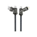 Thumbnail 1 of อัลฟ่า สายชาร์จ 4-in-1 Multifunctional Fast Charge & Data Black