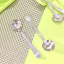 Thumbnail 1 of Twin Fish ช้อนตักน้ำตาลสแตนเลส ช้อนตักเครื่องปรุง ช้อนเครื่องปรุง 4 ชิ้น/ชุด Twin Fish #51-12