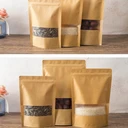 Thumbnail 3 of Matapat ถุงคราฟท์ (9x14 (บรรจุ50ใบ)) ถุงซิปล็อคตั้งได้ Matapat ถุงคราฟท์ (9x14 (บรรจุ50ใบ))หน้าต่างใส มีซิปล็อค เคลือบด้านใน ถุงคราฟ ถุงขนม ซองขนม ซองเมล็ดพันธุ์