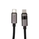Thumbnail 1 of MCDODO Horizontal LED Display USB-C to USB-C Data Cable  100W 1.2m Black