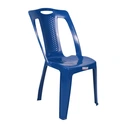 Thumbnail 1 of โมเดิร์น เก้าอี้พลาสติก มีพนักพิง พร้อมยางกันลื่น คละสี