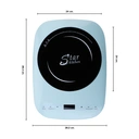 Thumbnail 2 of เตาแผ่นความร้อนไฟฟ้า รุ่น LD0521 แบรนด์ Star kitchen สีฟ้า