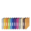 Thumbnail 2 of ตราช้าง แฟ้ม 2 ห่วง A4 ปกดูราพลาส สีหวาน รุ่น 221 แพ็ค 3 เล่ม คละสี