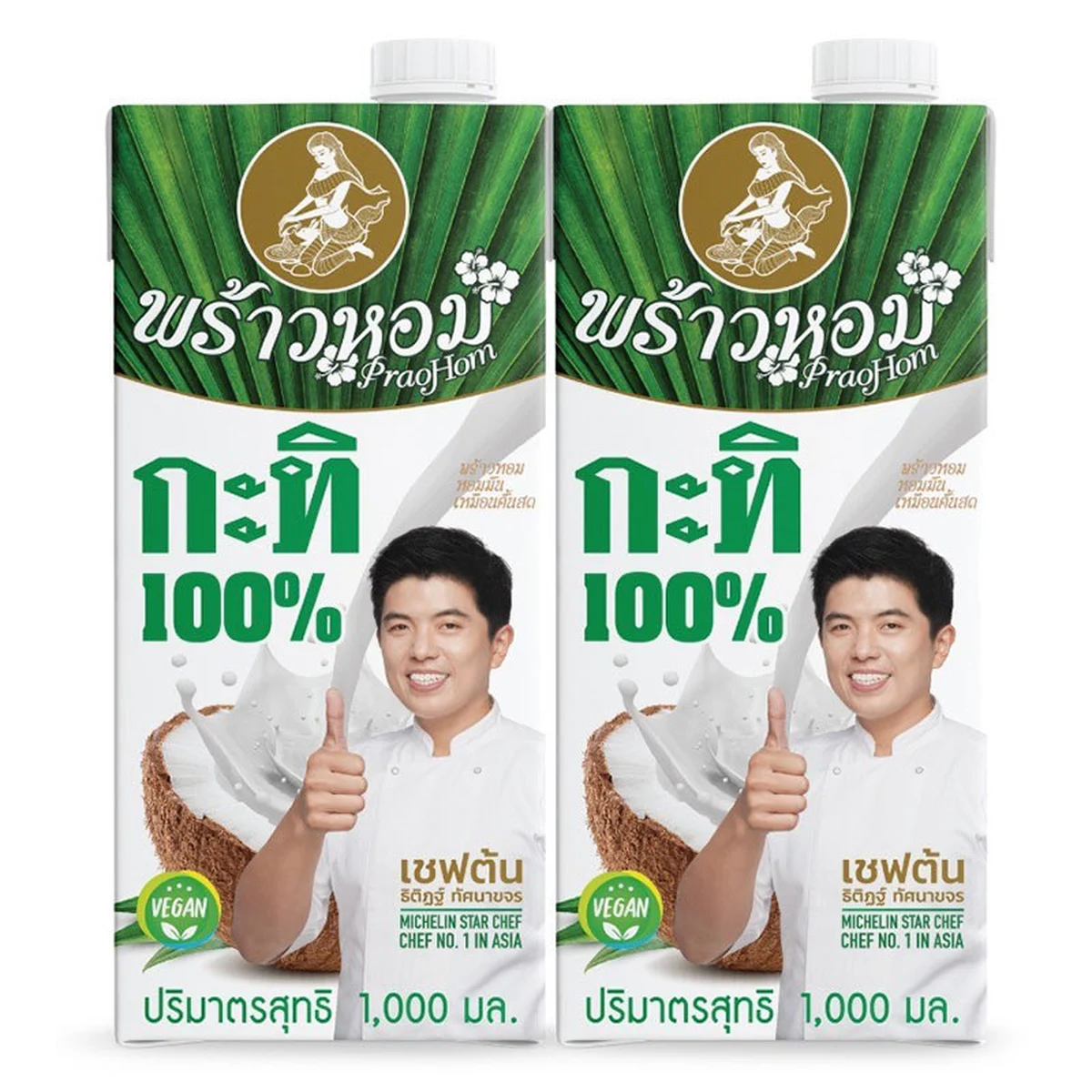 PRAOHOM Coconut Milk 1 l x 2