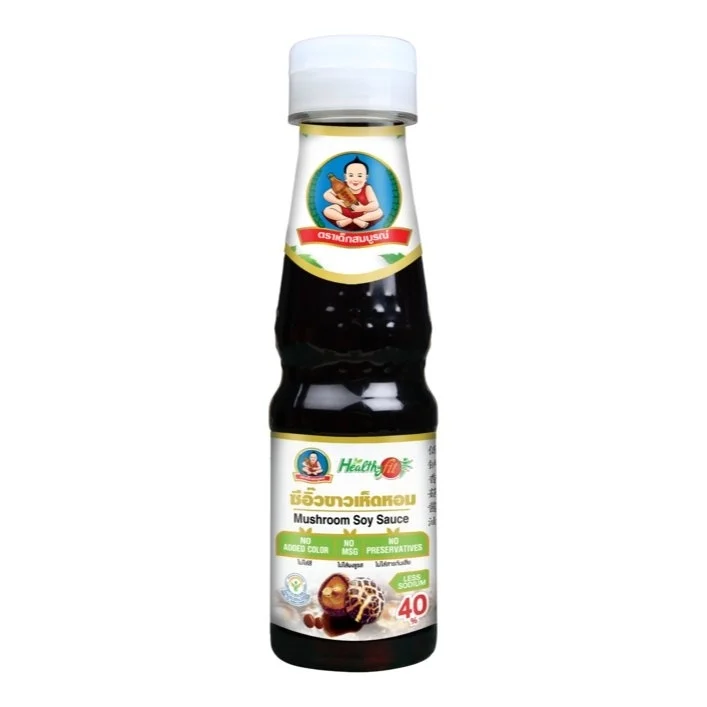 DEKSOMBOON Mushroom Soy Sauce Less Sodium - Healthy Fit 150 ml